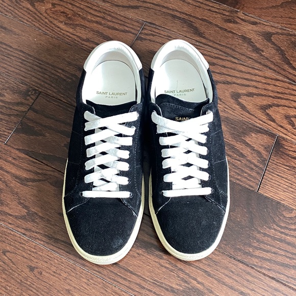 Saint Laurent Suede Sneaker YSL - Picture 7 of 8